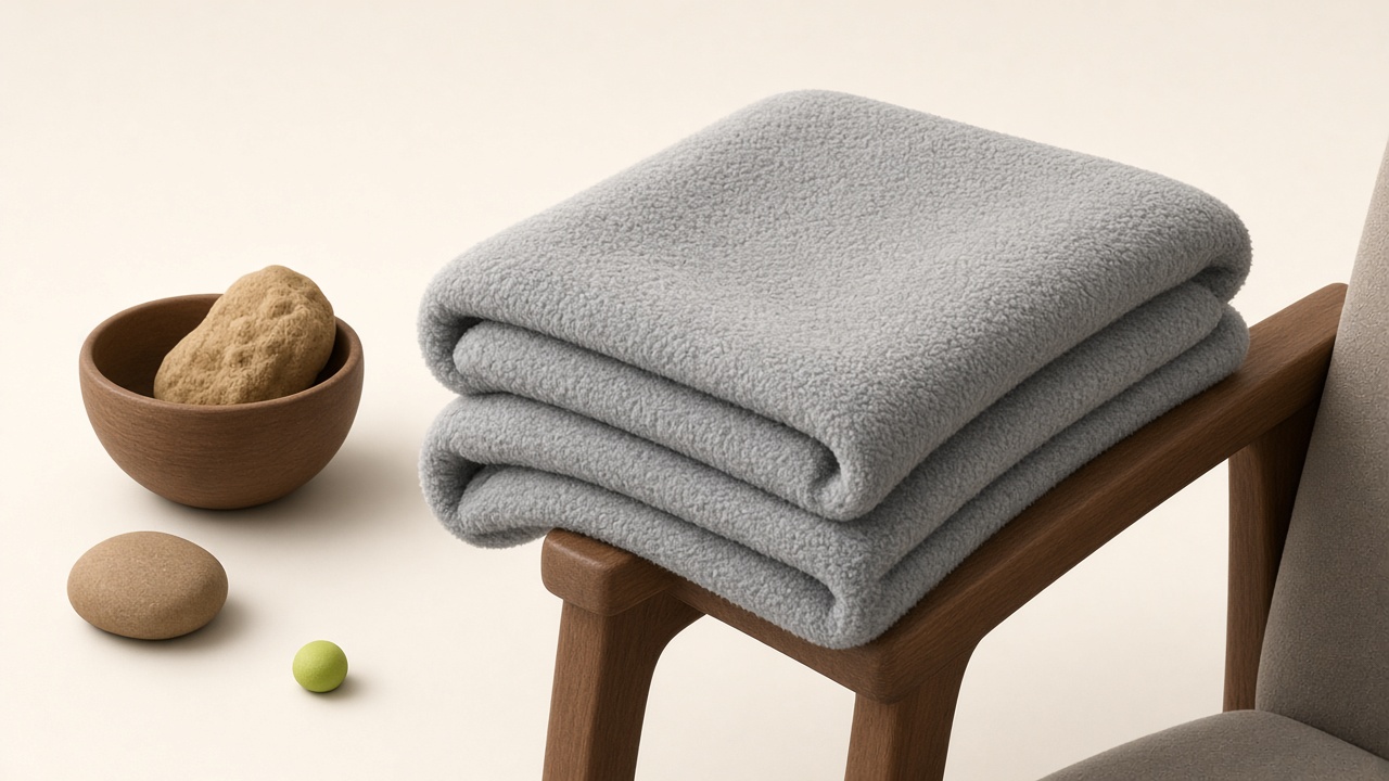 Illustration of Bedsure fleece blanket