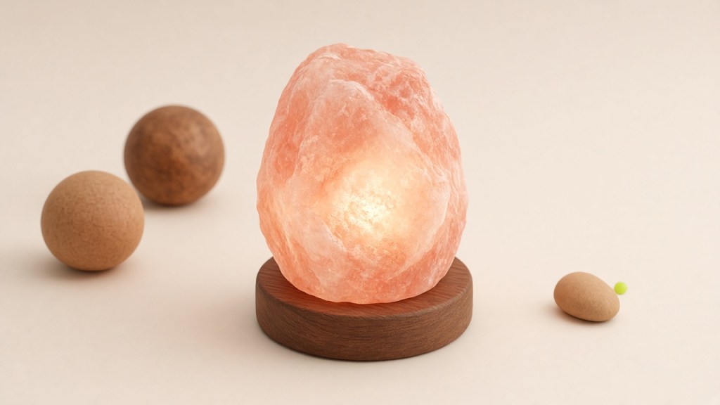 Himalayan Glow salt lamp with&nbsp;dimmer