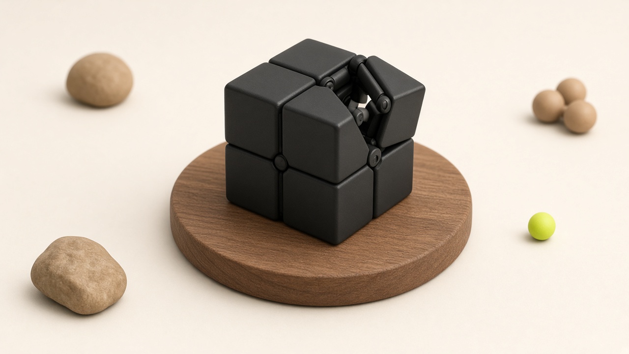 Illustration of Infinity Cube fidget