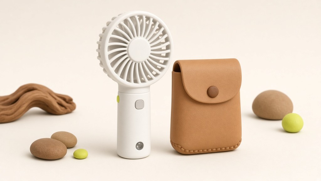JISULIFE 3-in-1 handheld fan (power bank +&nbsp;flashlight)