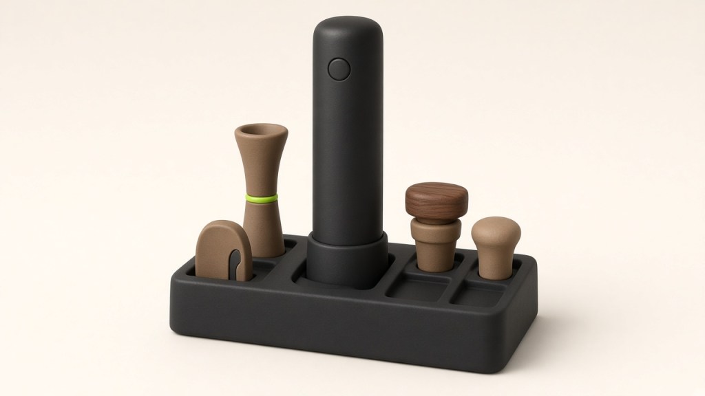 Moocoo electric wine opener with charging base