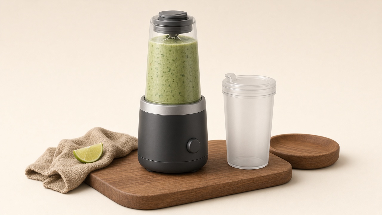 Illustration of Ninja Fit compact personal blender