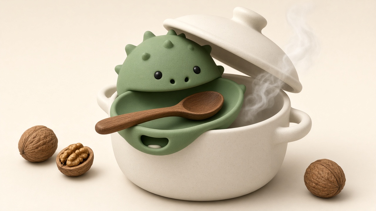 Illustration of OTOTO 2-in-1 spoon rest & steam releaser